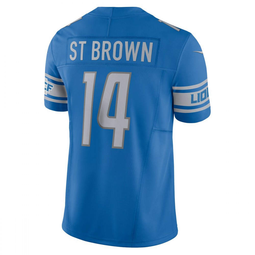 Amon-Ra St. Brown Detroit Lions Nike Vapor F.U.S.E. Limited Jersey - Blue-Profan Arena